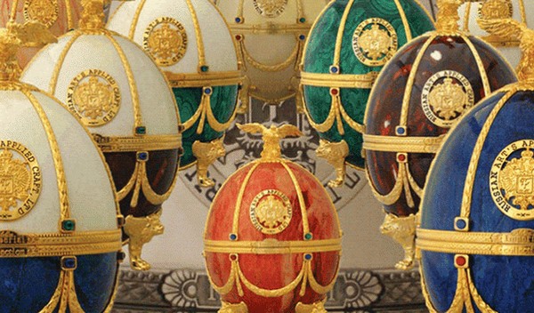 Imperial Collection Vodka Faberge-Eggs